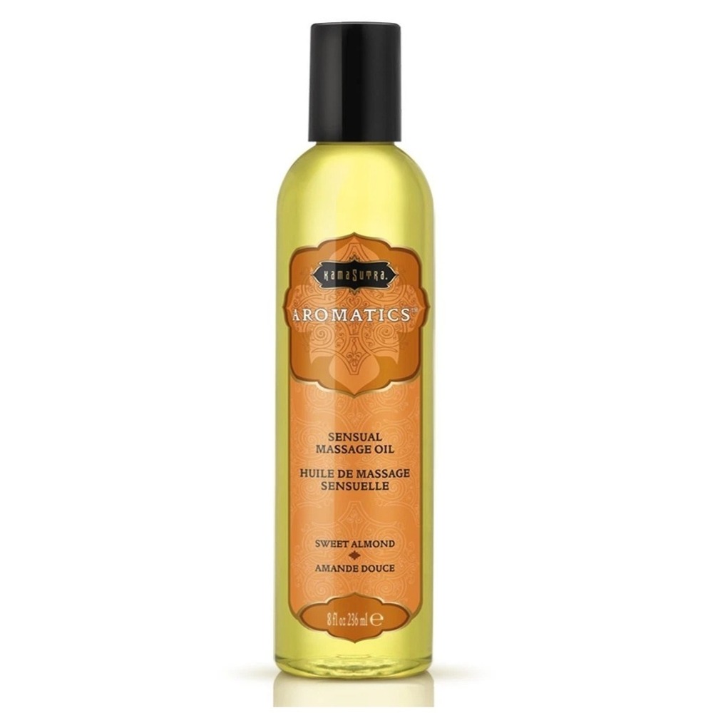 Kama Sutra Aromatics Massage Oil Sweet Almond Hydrating Body Oil 8.0 oz